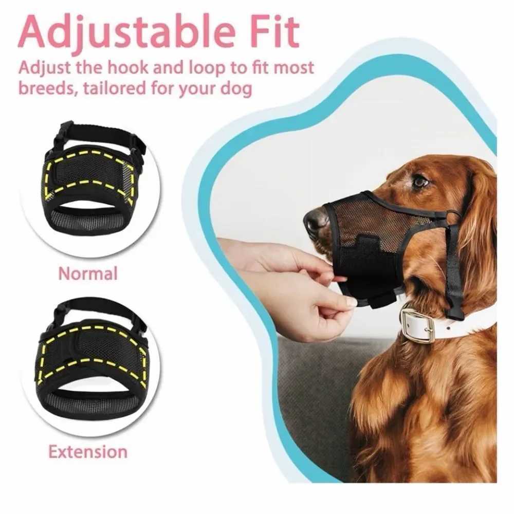 LUCKYPAW Dog Mesh Muzzle Medium